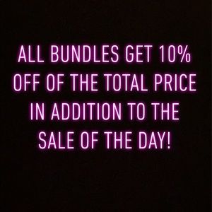 Bundles DO apply to Daily Sales!